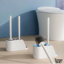 Brosse wc antibacterienne double brosse