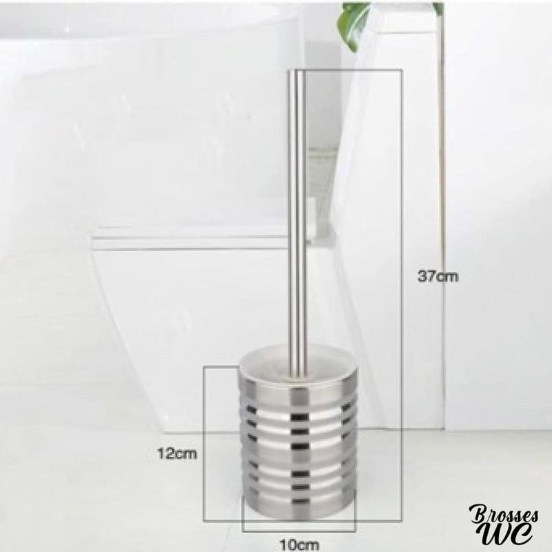 Brosse wc avec ensemble en métal