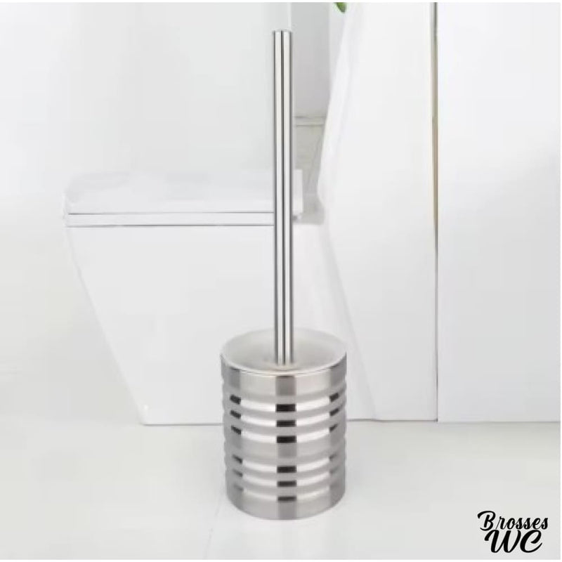 Brosse wc avec ensemble en métal