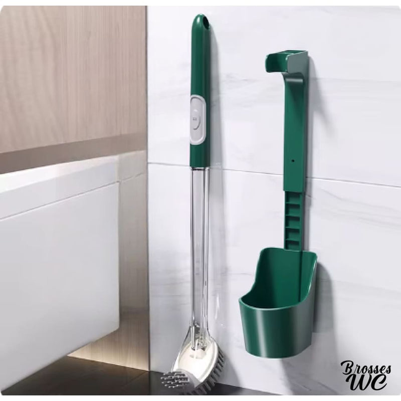 Brosse wc avec réservoir produit