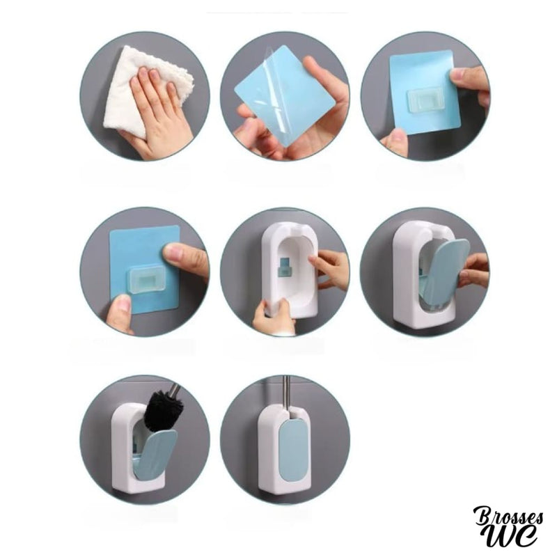 Brosse wc basculante