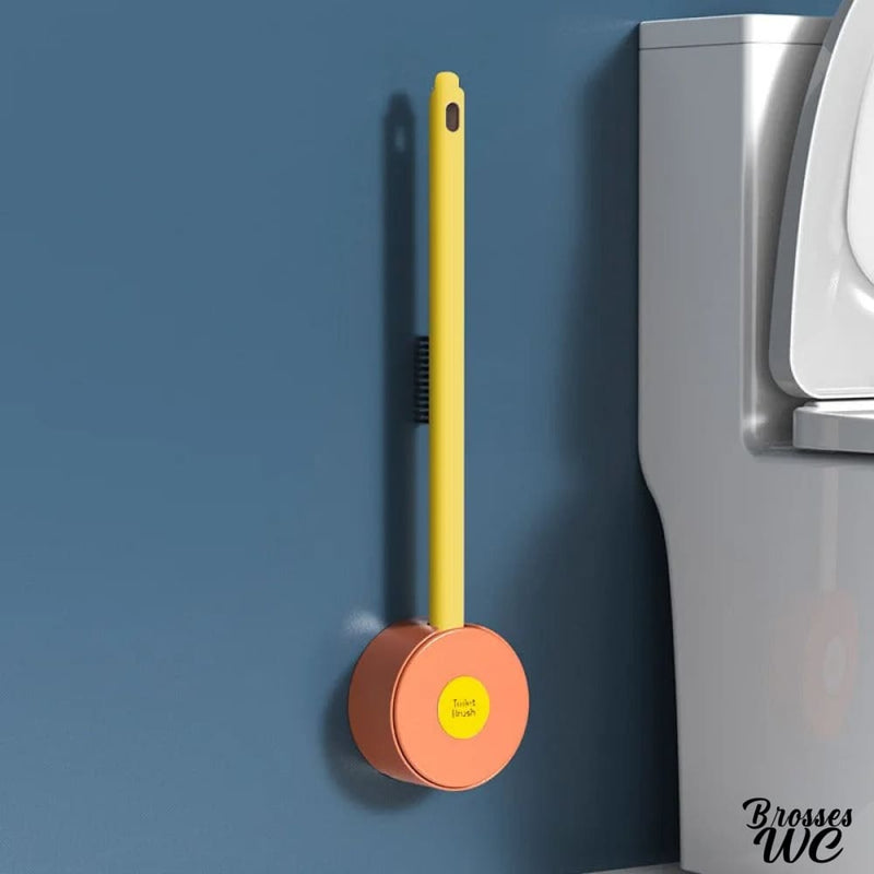 Brosse wc basculante sucette