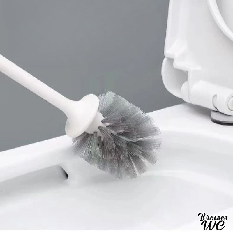 Brosse wc blanc