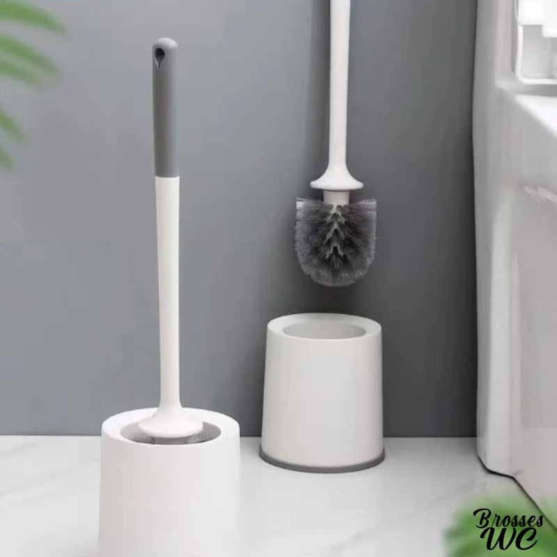 Brosse wc blanc