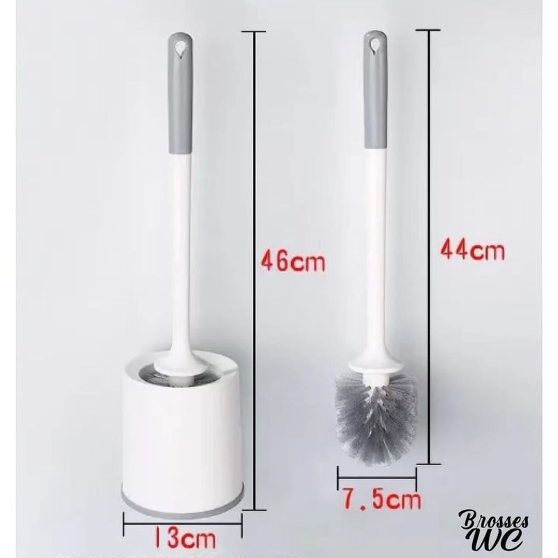 Brosse wc blanc