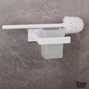 Brosse wc blanc murale
