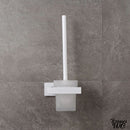 Brosse wc blanc murale