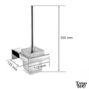 Brosse wc blanc murale