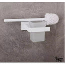 Brosse wc blanc murale