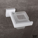 Brosse wc blanc murale