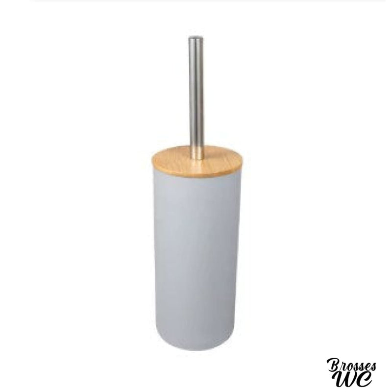 Brosse wc bois et blanc