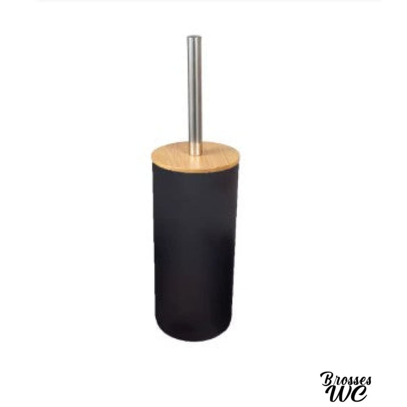 Brosse wc bois et blanc