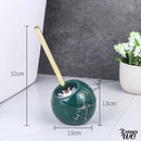 Brosse wc boule ceramique