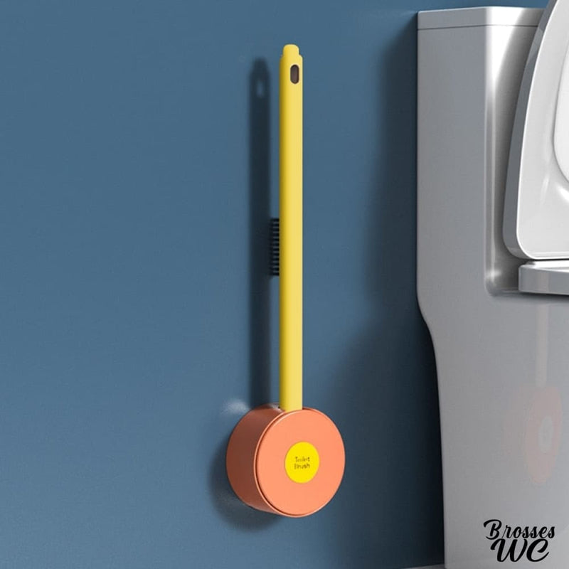 Brosse toilettes plastique avec support camping-car RG-166136
