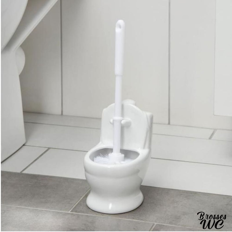 Brosse wc ceramique