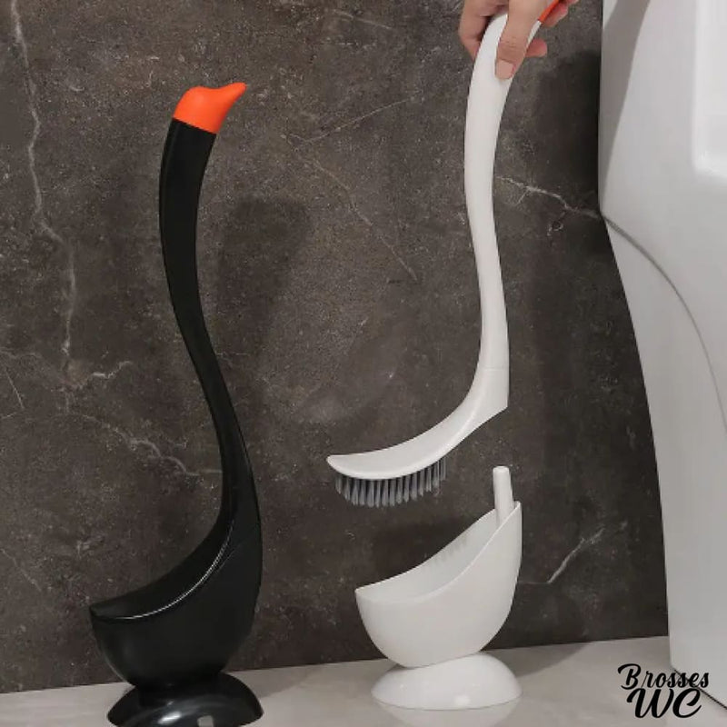 Brosse wc coudée