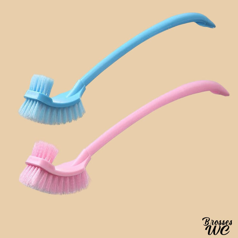 Brosse wc coudee plastique