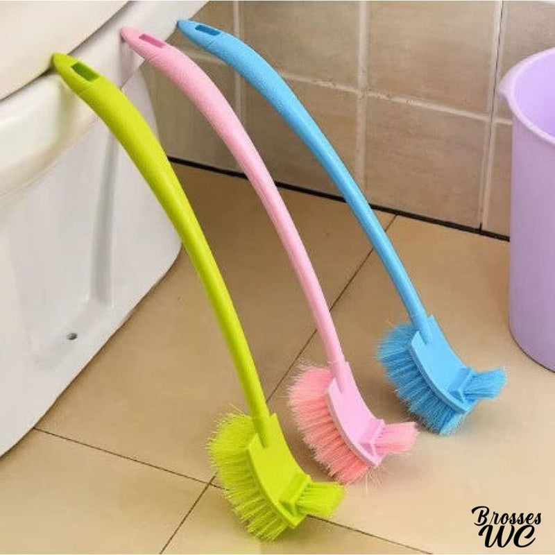 Brosse wc coudee plastique
