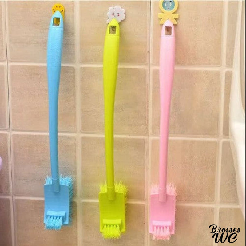 Brosse wc coudee plastique
