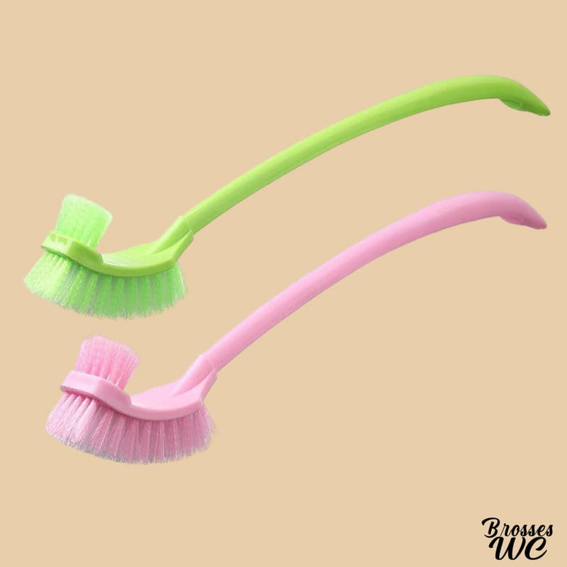 Brosse wc coudee plastique