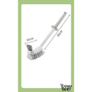 Brosse wc courbée