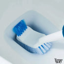 Brosse wc courbée