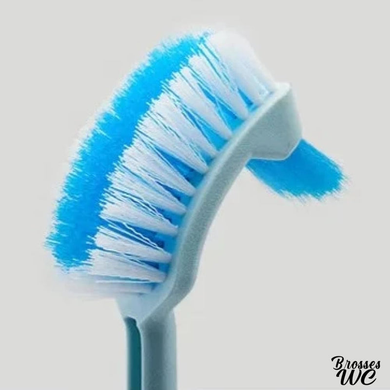 Brosse wc courbée