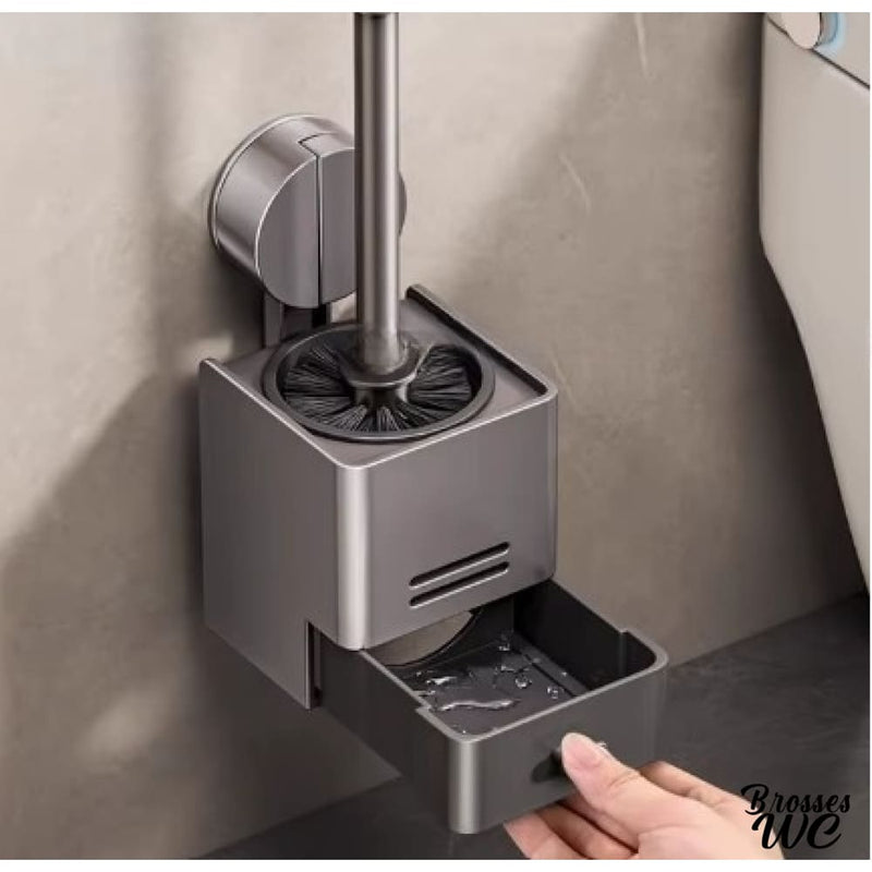 Brosse wc design blanc