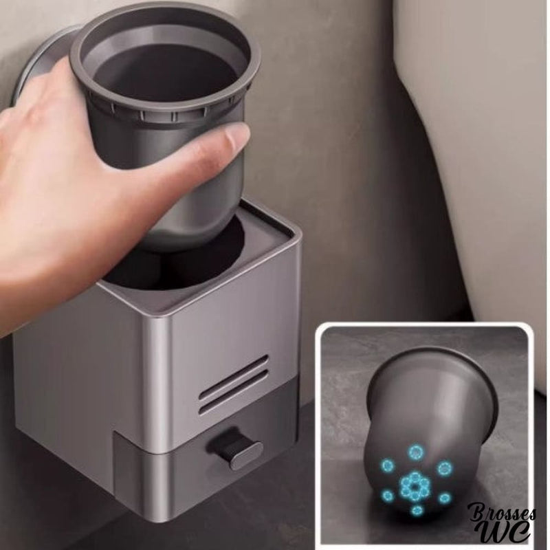 Brosse wc design blanc