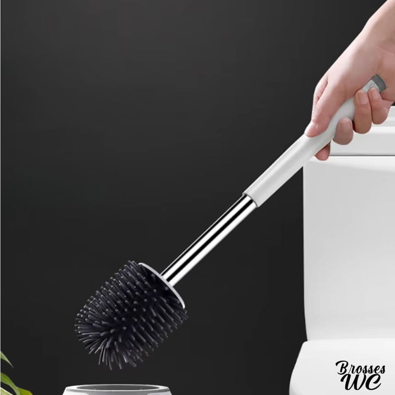 Brosse wc design blanc