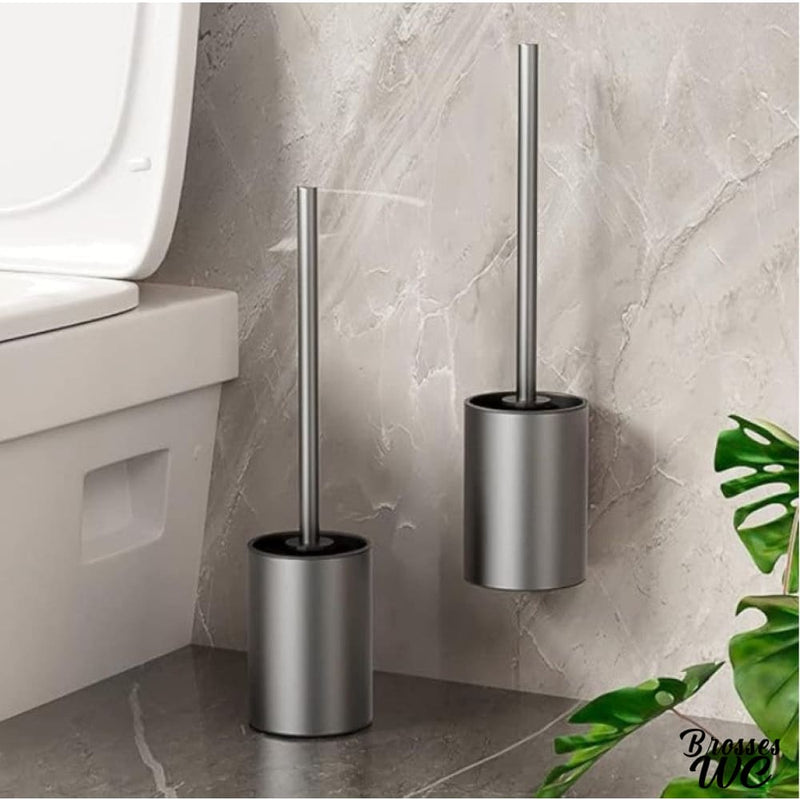 Brosse wc design gris
