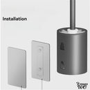 Brosse wc design gris