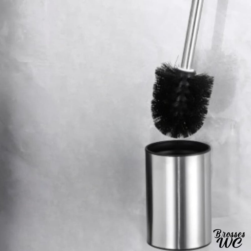 Brosse wc design inox