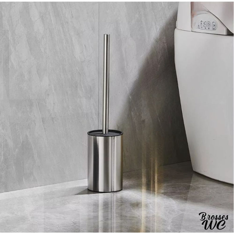 Brosse wc design inox