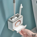 Brosse wc deux têtes