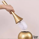 Brosse wc doré