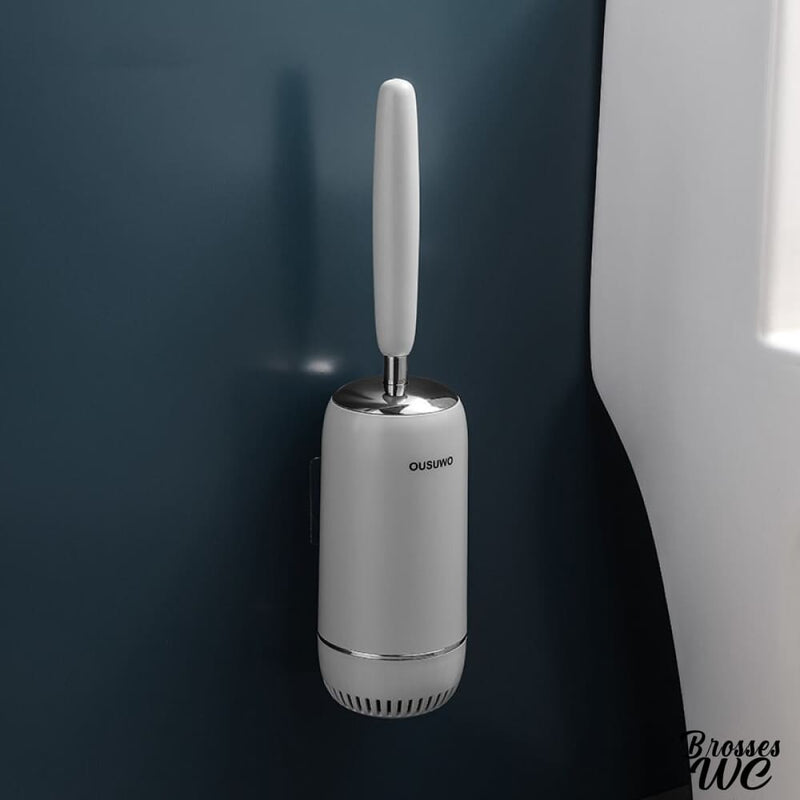 Brosse wc doré