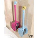 Brosse wc double face