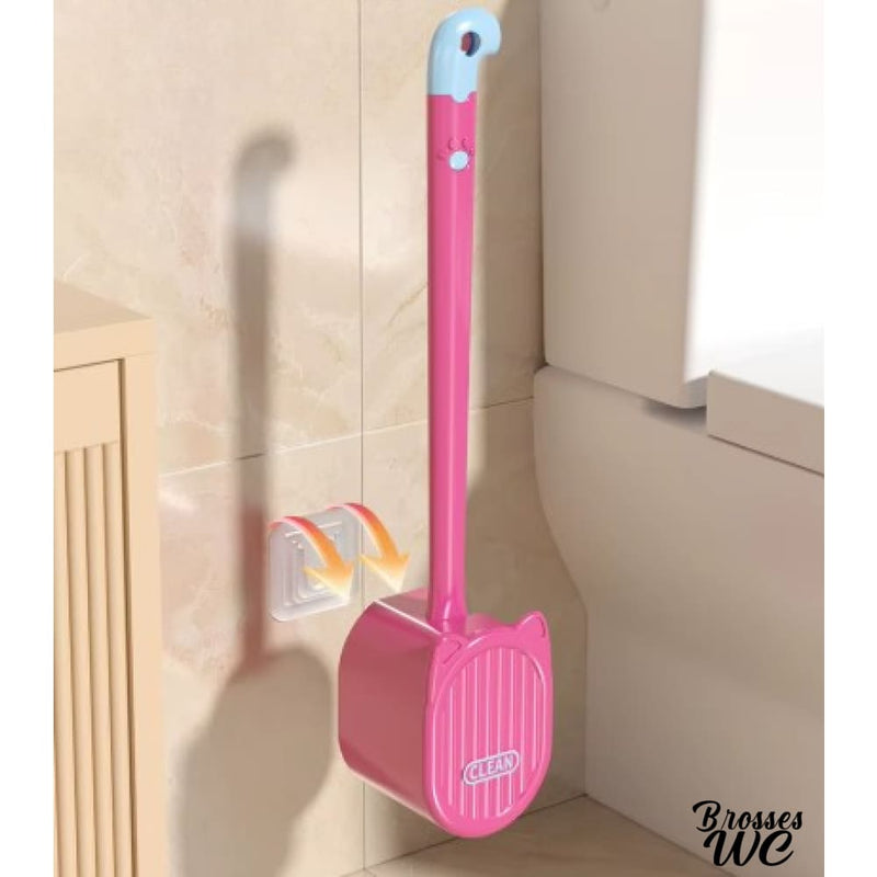 Brosse wc double face