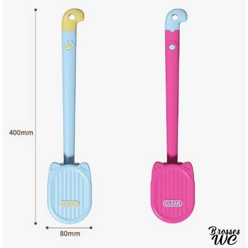 Brosse wc double face