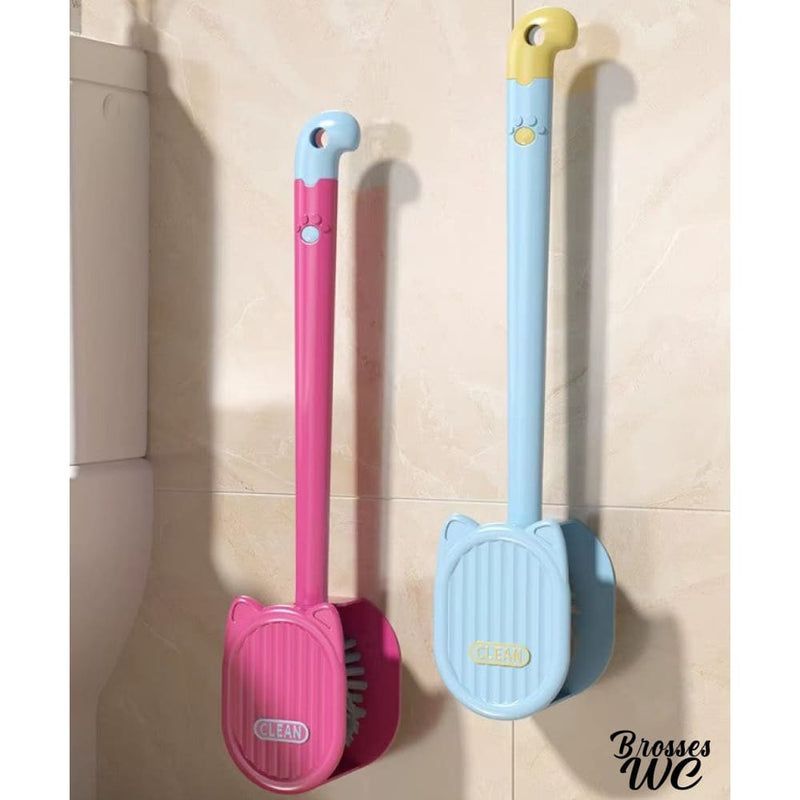 Brosse wc double face