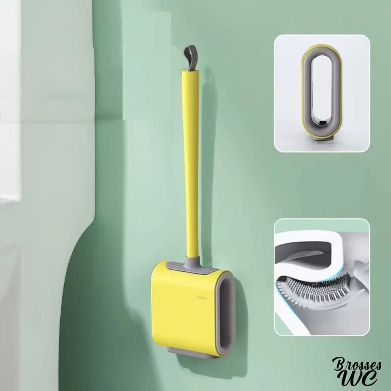 Brosse wc double face