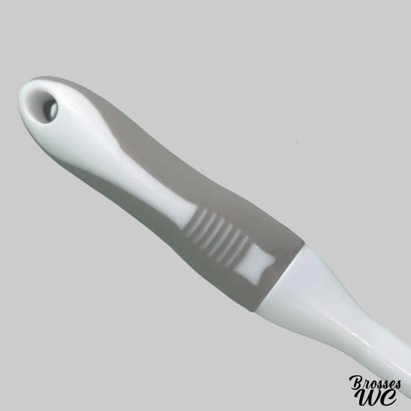 Brosse wc double tête support