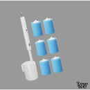 Brosse wc électrique blanche