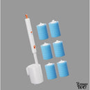 Brosse wc électrique blanche