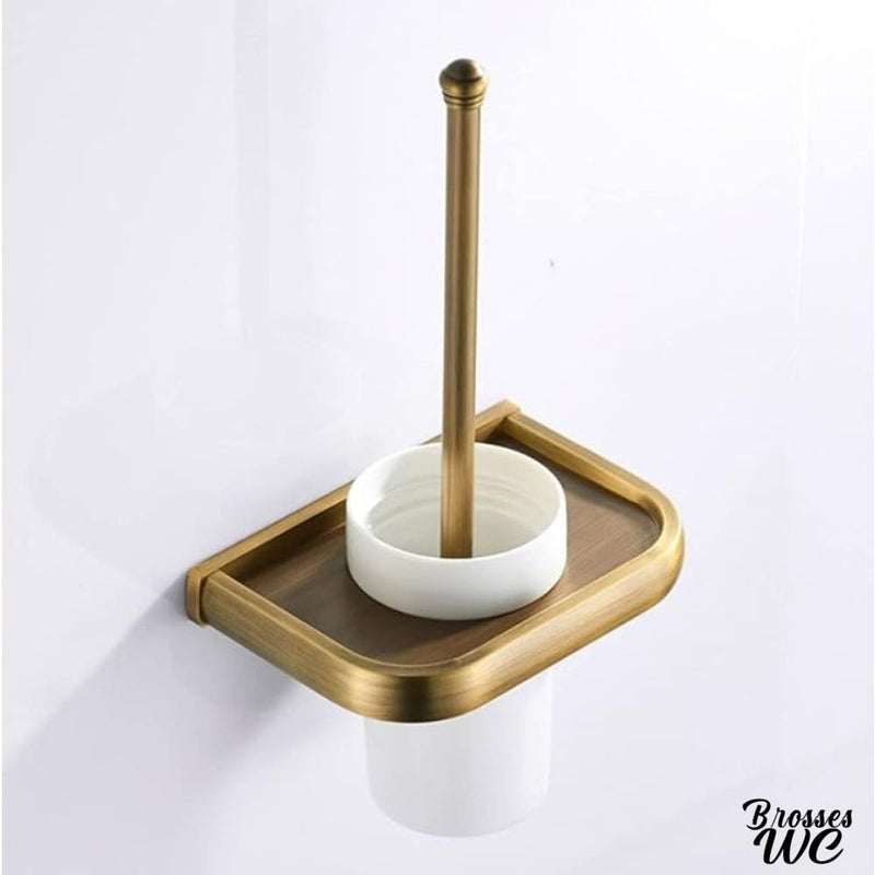 Brosse wc en laiton