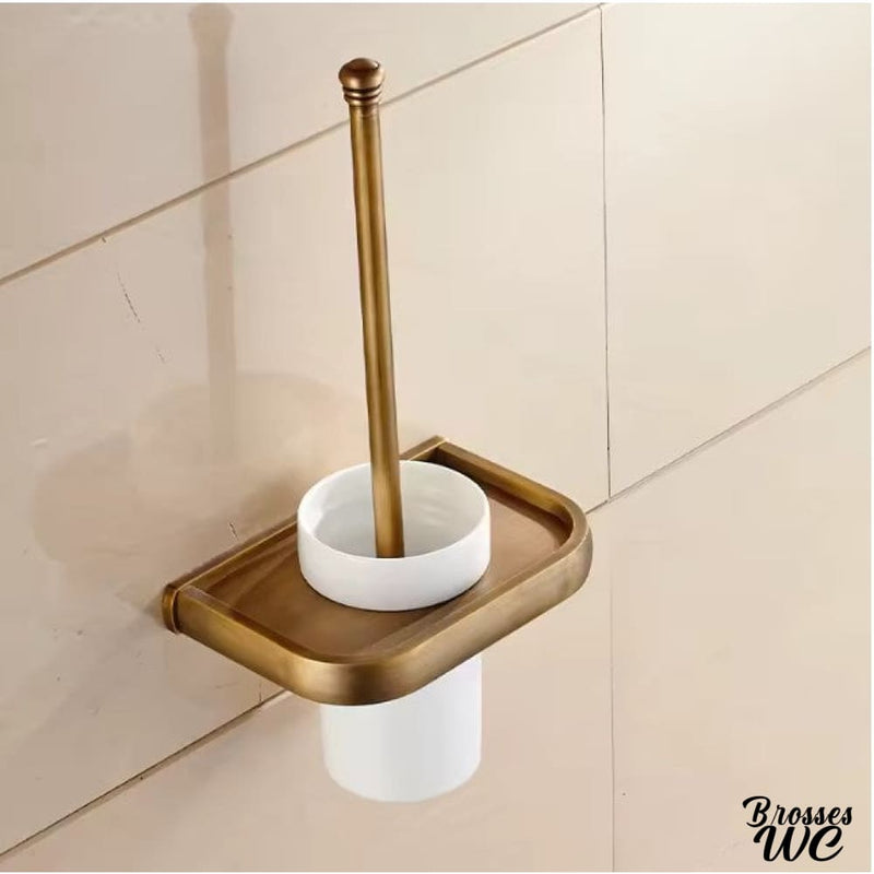 Brosse wc en laiton