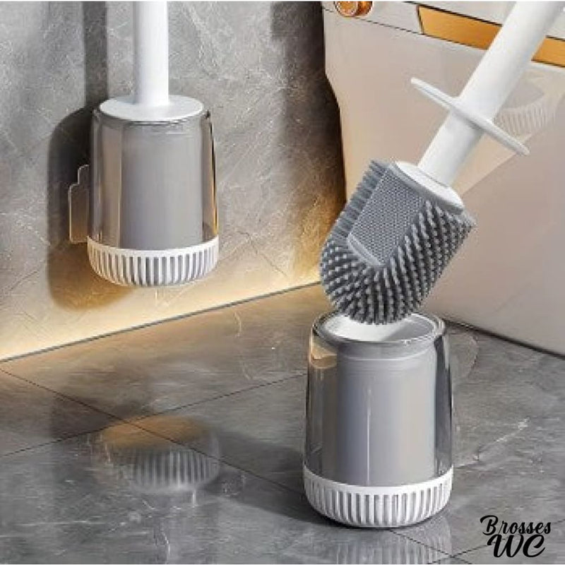 Brosse wc en silicone