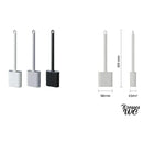 Brosse wc en silicone plate a accrocher au mur