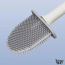 Brosse wc en silicone plate a accrocher au mur